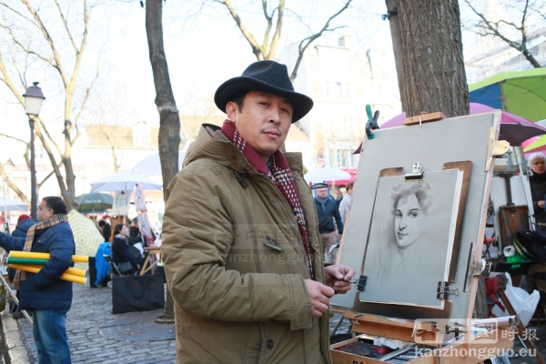 华人艺术工作者隋本明先生(摄影:李牧/看中国) 华人艺术工作者隋本明先生(摄影:李牧/看中国)