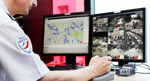 下美丽城街区的安保摄像头地图（图片由20区警察局提供）（摄影：林莲怡/看中国）