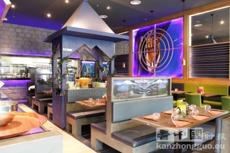 Thai Basilic的内部装潢设计(摄影:陆云) Thai Basilic的内部装潢设计(摄影:陆云)