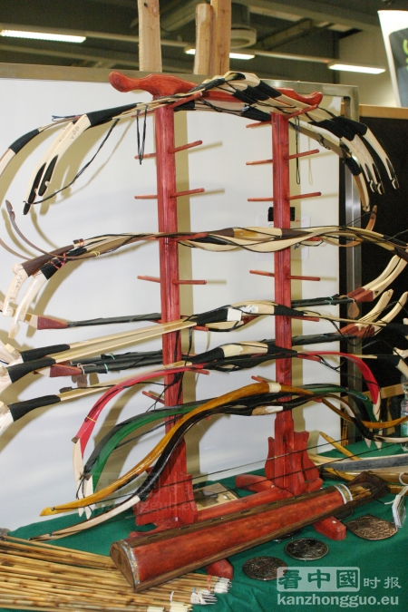 弓箭展会上的展品（摄影：安迪/看中国）