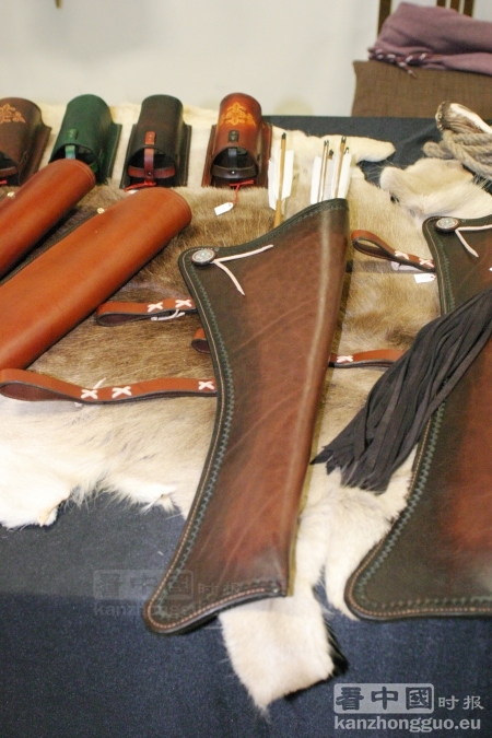 弓箭展会上的展品（摄影：安迪/看中国）