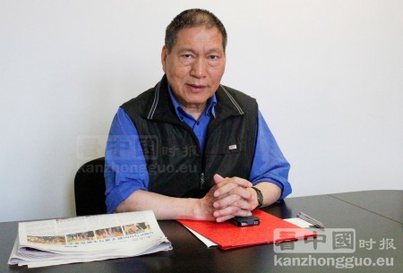 法国豪记食品工业公司董事长许葵先生。(摄影:林莲怡/看中国) 法国豪记食品工业公司董事长许葵先生。(摄影:林莲怡/看中国)