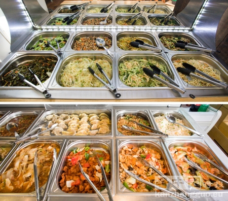 品尚后厨的各式凉拌菜别具风味,多种热菜美味可口,30余种东北菜肴不断变化更新。(摄影:唐源/看中国) 品尚后厨的各式凉拌菜别具风味,多种热菜美味可口,30余种东北菜肴不断变化更新。(摄影:唐源/看中国)