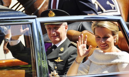 比利时国王菲力普（Roi Philippe）和王后玛蒂尔德（Mathilde）（维基百科）