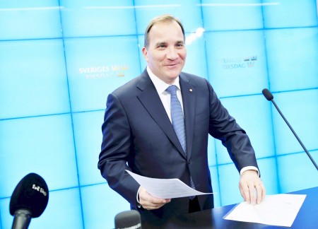 大选获胜的社会民主党主席斯特凡·勒文(Stefan Loefven)(AFP/Getty Images) 大选获胜的社会民主党主席斯特凡·勒文(Stefan Loefven)(AFP/Getty Images)