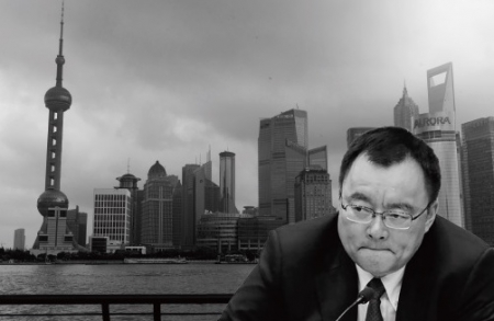 上海市政府副秘书长戴海波(AFP/Getty Images合成图片) 上海市政府副秘书长戴海波(AFP/Getty Images合成图片)