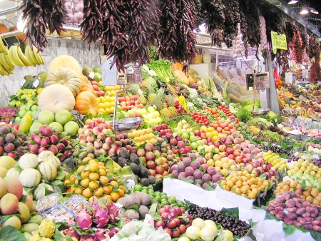 巴塞罗那La Boqueria 市场(维基百科) 巴塞罗那La Boqueria 市场(维基百科)