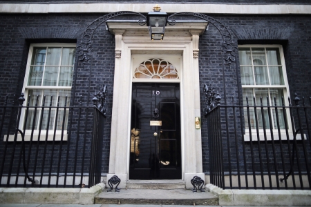 英国唐宁街10号首相府（Getty Images)