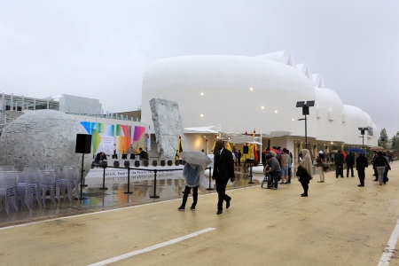 2015年意大利米兰世博会上的韩国展区。(Getty Images) 2015年意大利米兰世博会上的韩国展区。(Getty Images)