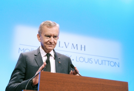 法国首富酩悦•轩尼诗-路易•威登集团董事长贝尔纳•阿尔诺（AFP/Getty Images）