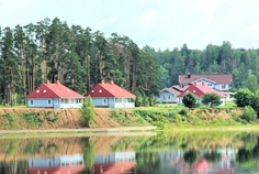 俄罗斯的红色别墅