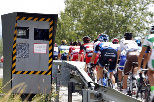 安装在路边的雷达（AFP/Getty Images）