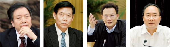 从左至右:周本顺、杨栋梁、潘逸阳、余远辉(网络图片) 从左至右:周本顺、杨栋梁、潘逸阳、余远辉(网络图片)