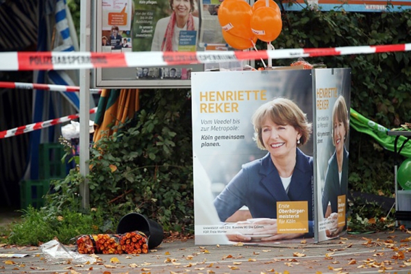 科隆市长候选人芮克(AFP/Getty Images) 科隆市长候选人芮克(AFP/Getty Images)