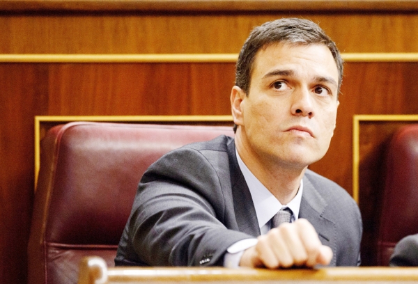 西班牙的工人社会党(PSOE)领导人佩德罗•桑切斯(AFP/Getty Images) 西班牙的工人社会党(PSOE)领导人佩德罗•桑切斯(AFP/Getty Images)