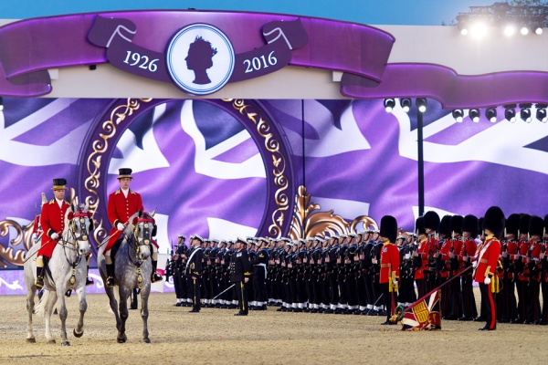 在温莎城堡举行的女王诞辰90周年庆祝活动。（Getty Images)