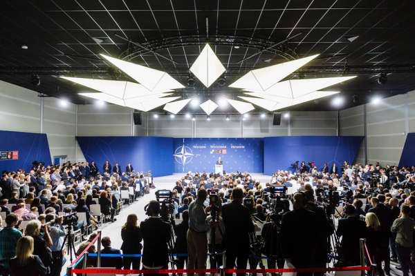 2016年波兰北约峰会(AFP/Getty Images) 2016年波兰北约峰会(AFP/Getty Images)