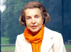 欧莱雅继承人贝当古摄于2004年6月13日(AFP/Getty Images) 欧莱雅继承人贝当古摄于2004年6月13日(AFP/Getty Images)