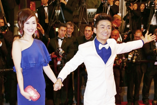 2013年5月,王宝强携马蓉现身戛纳红毯。(Getty Images) 2013年5月,王宝强携马蓉现身戛纳红毯。(Getty Images)