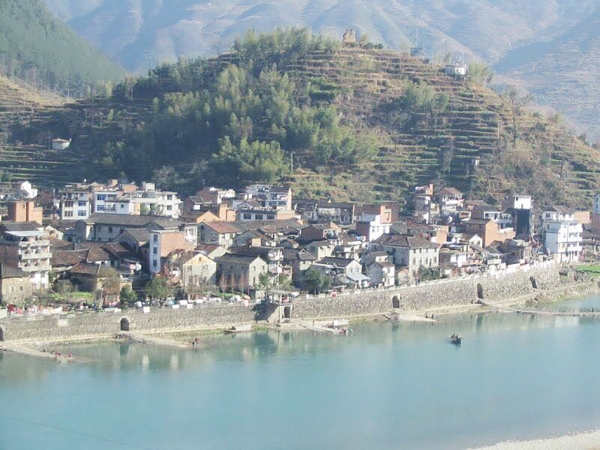 浙江青田“滩坑”水电站建造之前的民宅 浙江青田“滩坑”水电站建造之前的民宅