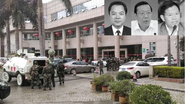 上图:事发现场 / 右上图依次为:陈忠恕、张剡、李建勤 (网络图片) 上图:事发现场 / 右上图依次为:陈忠恕、张剡、李建勤 (网络图片)