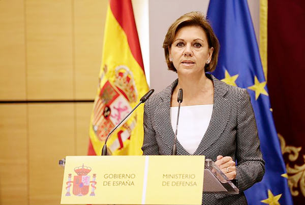 西班牙现任国防部长玛丽亚(Maria Dolores de Cospedal)(维基百科) 西班牙现任国防部长玛丽亚(Maria Dolores de Cospedal)(维基百科)