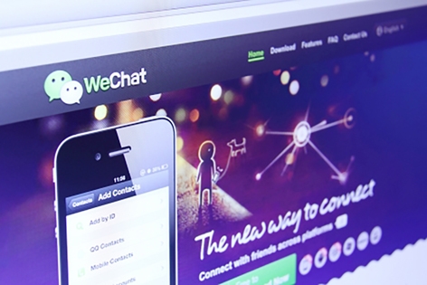 俄罗斯当局最近封杀中国腾讯开发的“微信”, 引起舆论关注。（123RF）