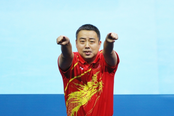 2012年伦敦奥运会上的刘国梁(Getty Images) 2012年伦敦奥运会上的刘国梁(Getty Images)