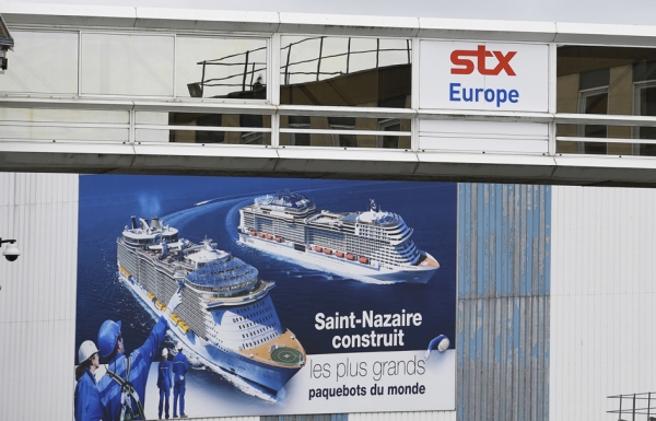 STX造船厂(AFP/Getty Images) STX造船厂(AFP/Getty Images)