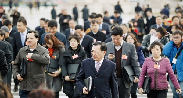往年人大代表 (Getty Images) 往年人大代表 (Getty Images)