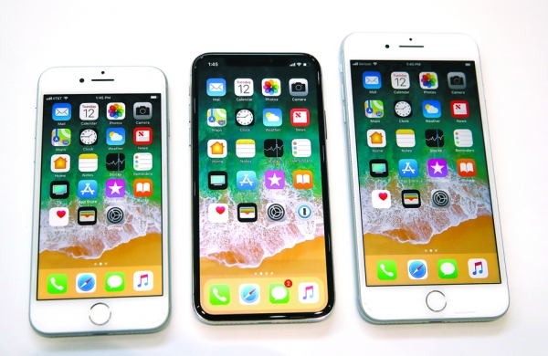 新款iPhone 8、iPhone X和iPhone 8S (Getty Images) 新款iPhone 8、iPhone X和iPhone 8S (Getty Images)