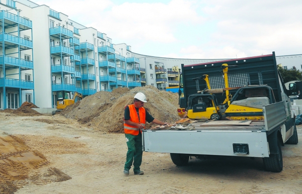柏林郊区在建的廉租房。过去七年内，德国公寓价格上涨了60%。(Getty Images)