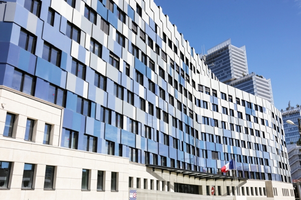 位于17区的巴黎司法警察总部新址(AFP/Getty Images) 位于17区的巴黎司法警察总部新址(AFP/Getty Images)