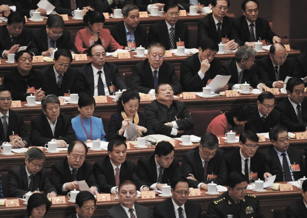 两会上的代表(AFP/Getty Images) 两会上的代表(AFP/Getty Images)