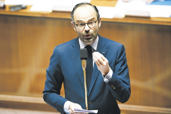 2017年12月12日,总统菲利普(Edouard Philippe)提出“制裁税务舞弊计划”。(AFP/Getty Images) 2017年12月12日,总统菲利普(Edouard Philippe)提出“制裁税务舞弊计划”。(AFP/Getty Images)