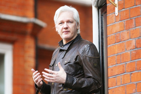 阿桑奇从2012年6月起就一直生活在厄瓜多尔驻伦敦大使馆。(Jack Taylor/Getty Images) 阿桑奇从2012年6月起就一直生活在厄瓜多尔驻伦敦大使馆。(Jack Taylor/Getty Images)