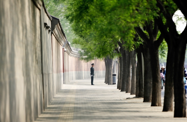 中南海外墙(Getty Images) 中南海外墙(Getty Images)