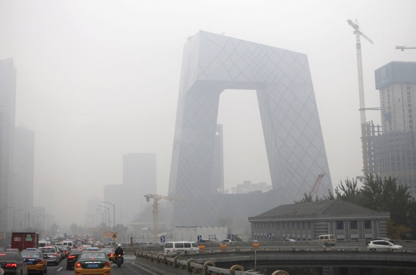 被戏称为“大裤衩”的央视大楼(Getty Images) 被戏称为“大裤衩”的央视大楼(Getty Images)