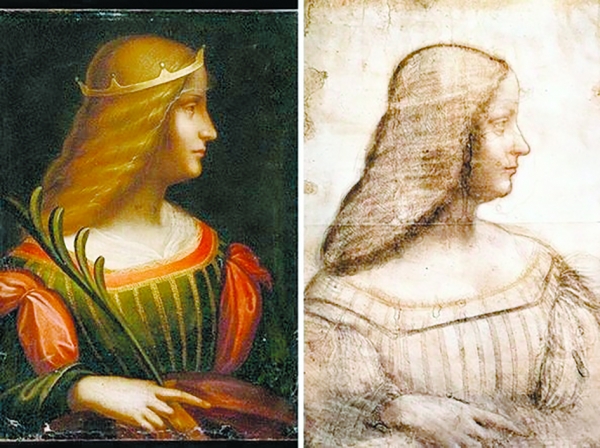 伊莎贝拉•黛丝特的自画像 (corriere.it/网络截图) 伊莎贝拉•黛丝特的自画像 (corriere.it/网络截图)