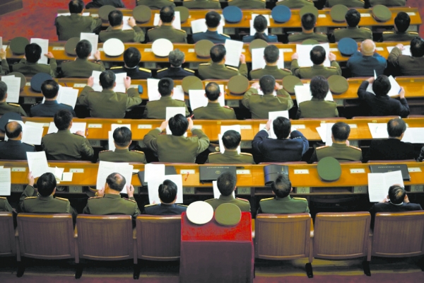 两会上的军方代表(Getty Images) 两会上的军方代表(Getty Images)