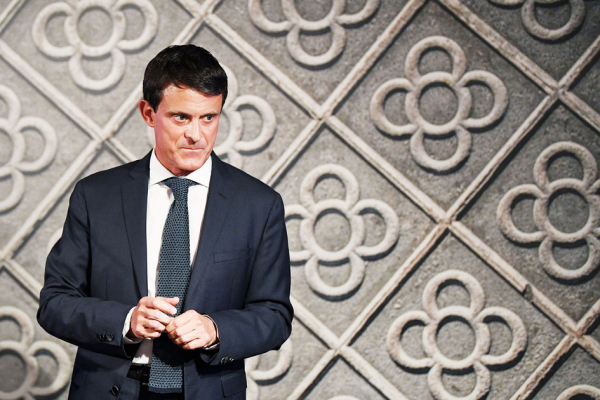 9月25日,法国前总理瓦尔斯宣布将竞选2019年巴塞罗那市市长。(Getty Images) 9月25日,法国前总理瓦尔斯宣布将竞选2019年巴塞罗那市市长。(Getty Images)