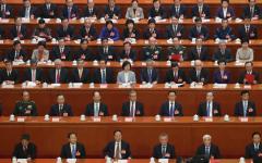 2025年3月11日，中共全国人民代表大会闭幕式现场。（图片来源：Getty Images）