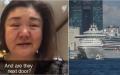 日本“钻石公主”号（Diamond Princess）邮轮遭封锁的3711人中，已有218人确诊感染新型冠状病毒肺炎。有华人因此疫情而崩溃痛哭。(图片来源:看中国合成图/视频截图/Wikimedia)