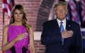 川普和夫人参加共和党大会（图片来源：Drew Angerer/Getty Images）