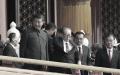 江家后人忧心被清算而转移海外资产，图为2019年10月1日习近平与江泽民在天安门参观阅兵式。