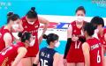 中国女排参加国际比赛戴口罩  （图片来源：视频截图）