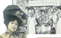 左图：慈禧太后御前女官裕容龄；右上图：裕容龄（右三）与慈禧太后合影。（公有领域）