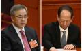 全国政协副主席胡春华（左）和中组部部长石泰峰（右）。（看中国合成图）