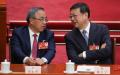 胡春华（左）、陈吉宁（右）代表出席2023年3月11日在中国北京举行的全国人民代表大会第四次全体会议开幕。（图片来源：Lintao Zhang/Getty Images ）