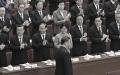 官员们出席两会。（ADEK BERRY/AFP via Getty Images）
